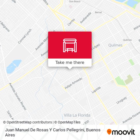 Juan Manuel De Rosas Y Carlos Pellegrini map