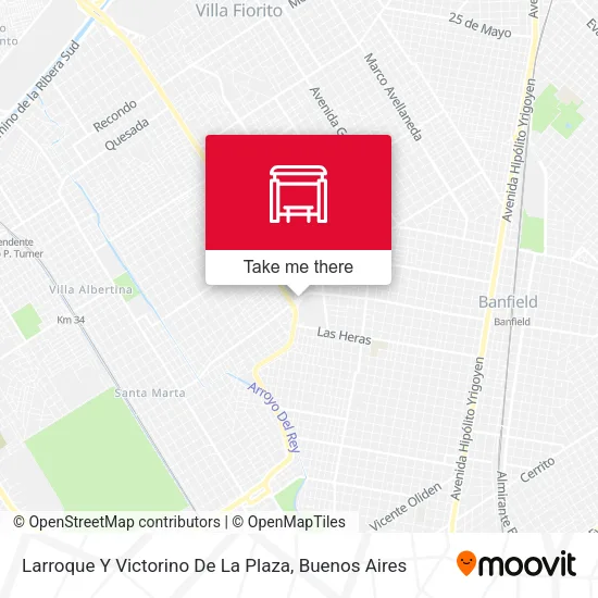 Larroque Y Victorino De La Plaza map