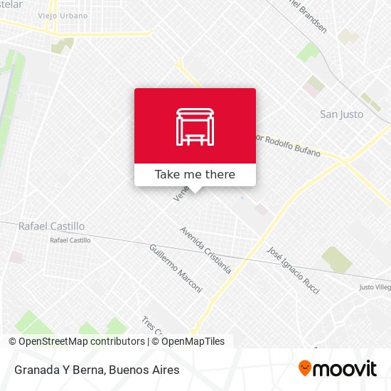 Mapa de Granada Y Berna