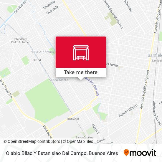 Olabio Bilac Y Estanislao Del Campo map