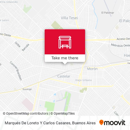Marqués De Loreto Y Carlos Casares map