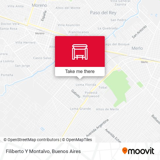 Filiberto Y Montalvo map