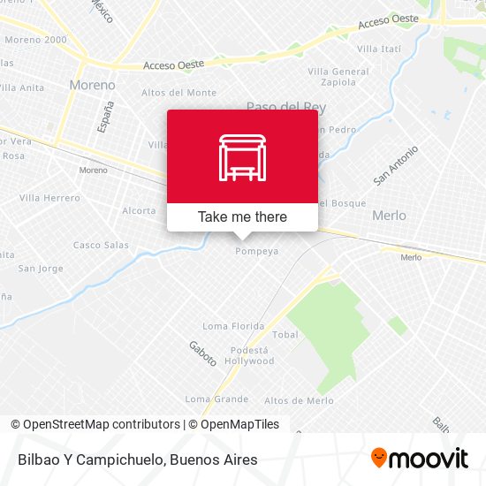 Bilbao Y Campichuelo map