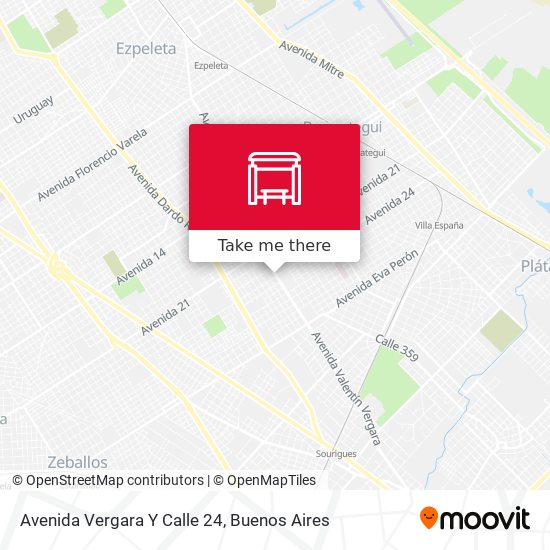 Avenida Vergara Y Calle 24 map