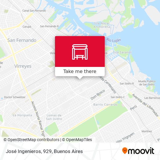 José Ingenieros, 929 map