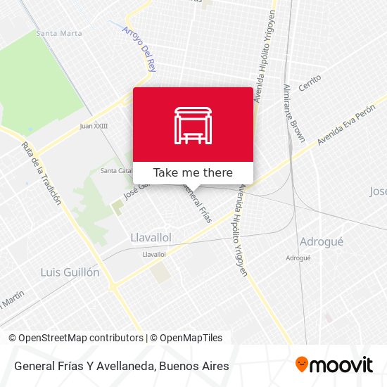 General Frías Y Avellaneda map