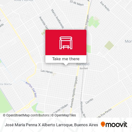 Mapa de José María Penna X Alberto Larroque