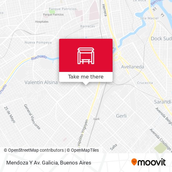 Mendoza Y Av. Galicia map