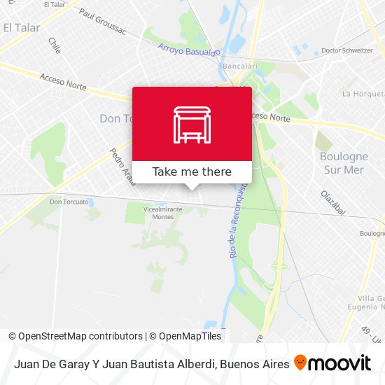 Mapa de Juan De Garay Y Juan Bautista Alberdi
