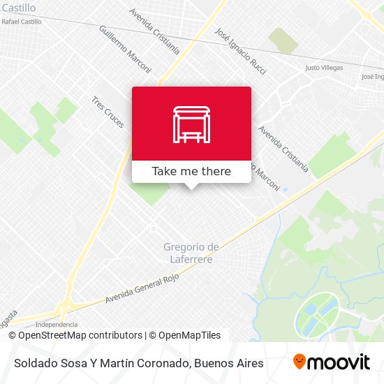 Mapa de Soldado Sosa Y Martín Coronado