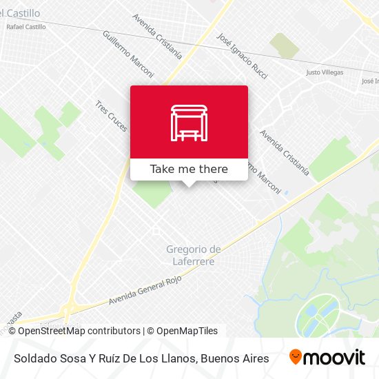 Soldado Sosa Y Ruíz De Los Llanos map