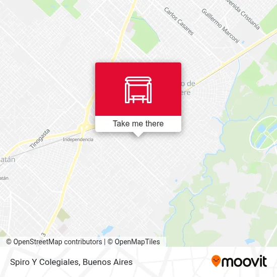 Spiro Y Colegiales map