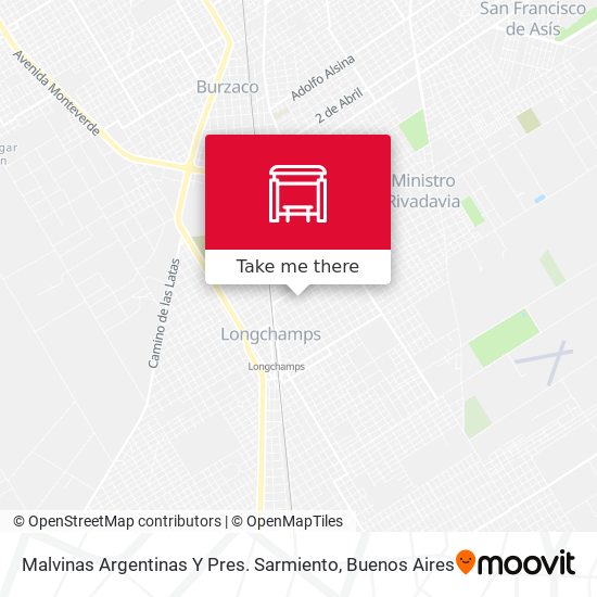 Mapa de Malvinas Argentinas Y Pres. Sarmiento