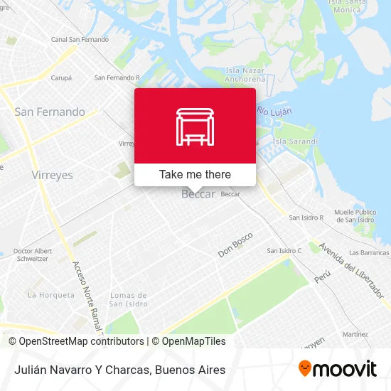 Julián Navarro Y Charcas map