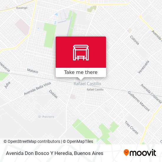 Mapa de Avenida Don Bosco Y Heredia