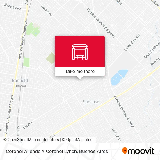 Coronel Allende Y Coronel Lynch map