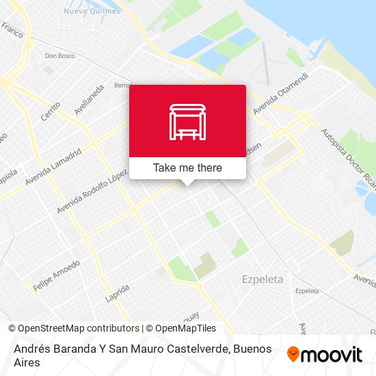 Andrés Baranda Y San Mauro Castelverde map
