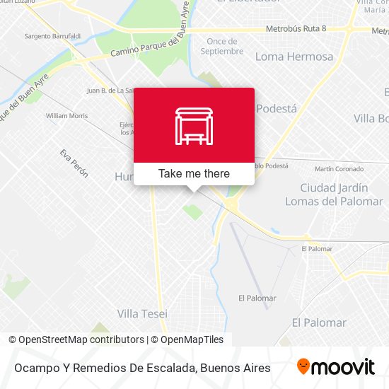 Mapa de Ocampo Y Remedios De Escalada