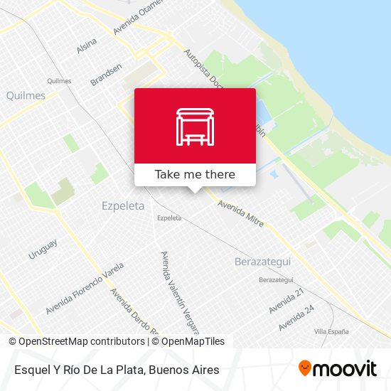 Mapa de Esquel Y Río De La Plata