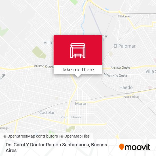 Del Carril Y Doctor Ramón Santamarina map
