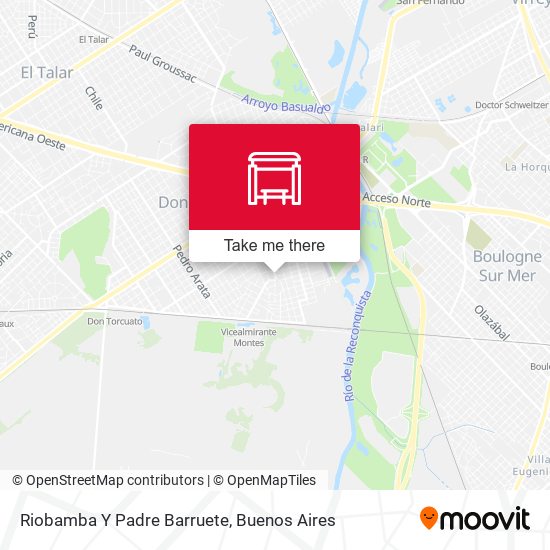 Riobamba Y Padre Barruete map