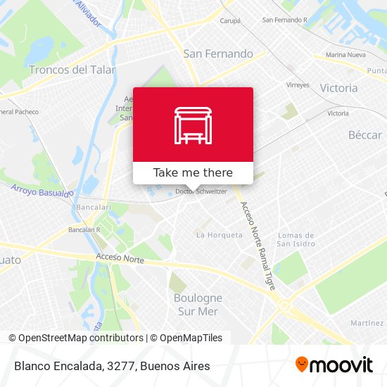 Blanco Encalada, 3277 map
