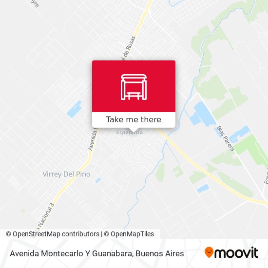 Mapa de Avenida Montecarlo Y Guanabara