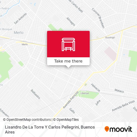 Mapa de Lisandro De La Torre Y Carlos Pellegrini