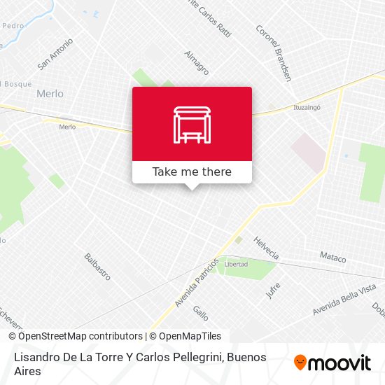 Mapa de Lisandro De La Torre Y Carlos Pellegrini