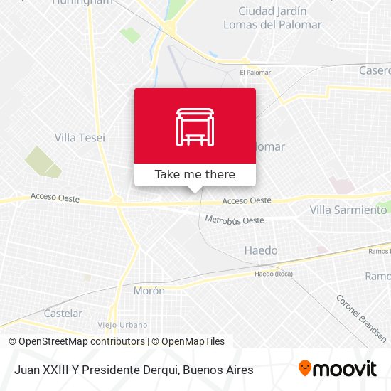 Juan XXIII Y Presidente Derqui map