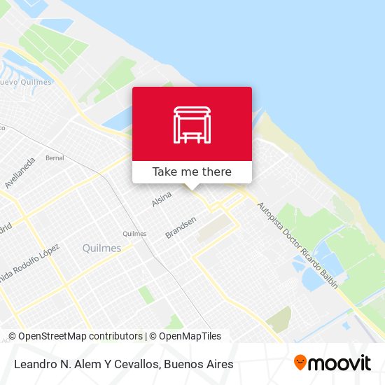 Mapa de Leandro N. Alem Y Cevallos