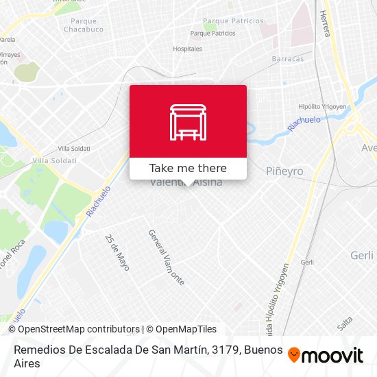Remedios De Escalada De San Martín, 3179 map