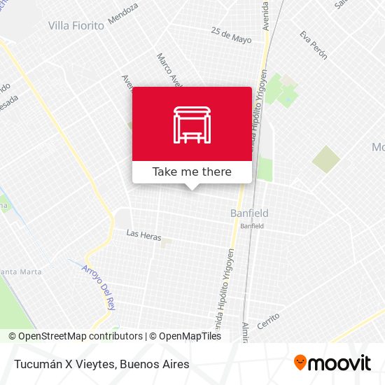 Tucumán X Vieytes map