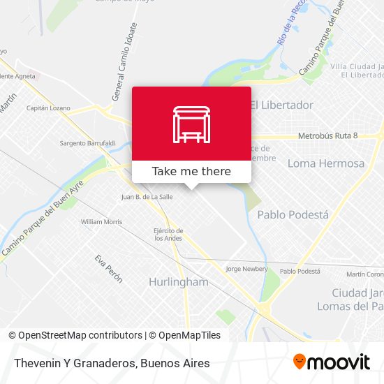 Thevenin Y Granaderos map