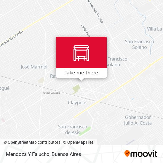 Mapa de Mendoza Y Falucho