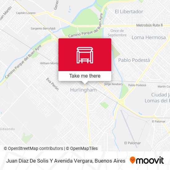 Juan Díaz De Solis Y Avenida Vergara map
