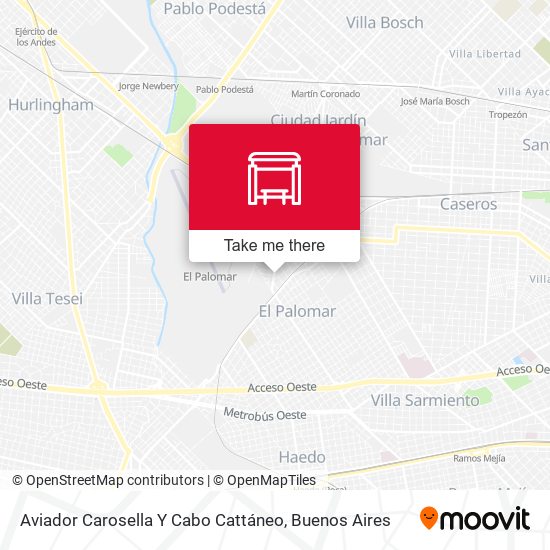 Aviador Carosella Y Cabo Cattáneo map