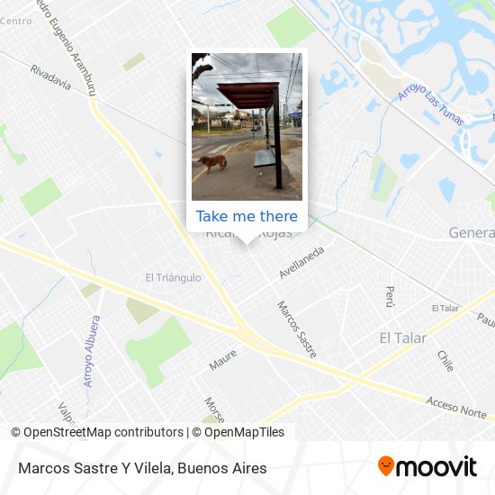 Marcos Sastre Y Vilela map