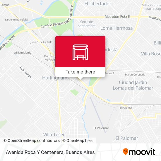 Avenida Roca Y Centenera map