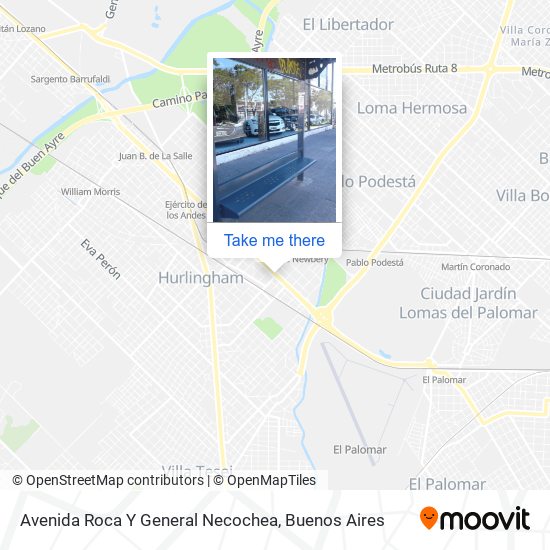 Mapa de Avenida Roca Y General Necochea