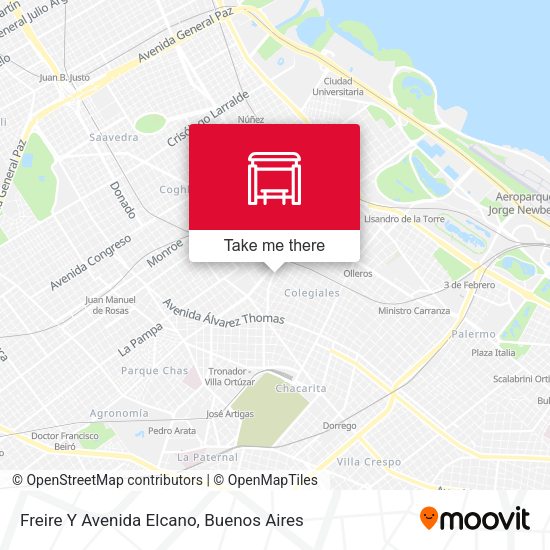Freire Y Avenida Elcano map