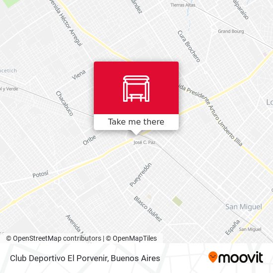 Club Deportivo El Porvenir map