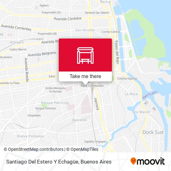 Santiago Del Estero Y Echagüe map