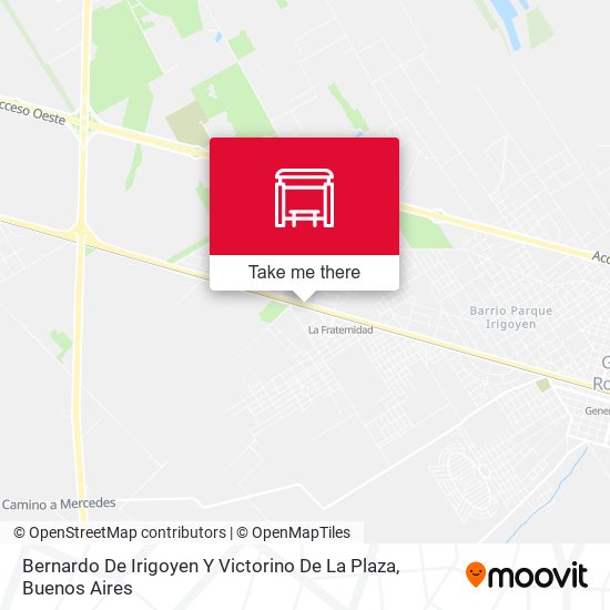 Bernardo De Irigoyen Y Victorino De La Plaza map