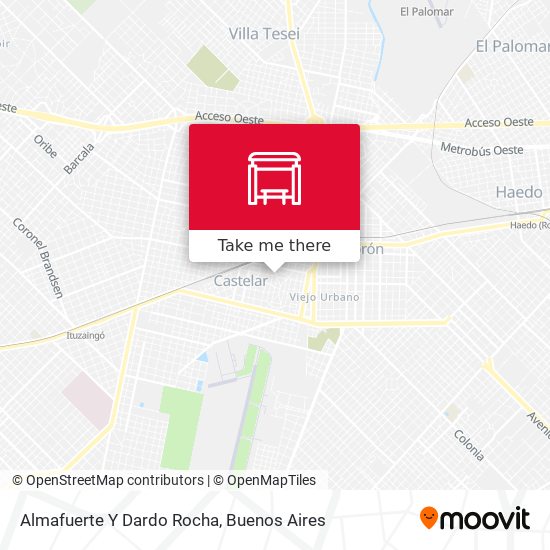 Almafuerte Y Dardo Rocha map