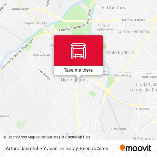 Mapa de Arturo Jauretche Y Juan De Garay