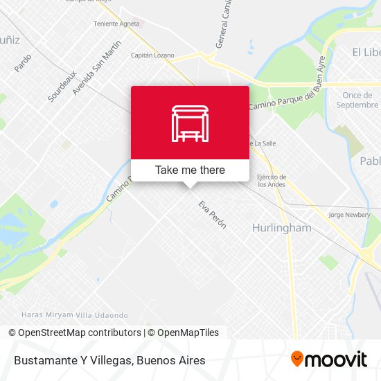 Bustamante Y Villegas map