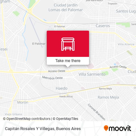 Capitán Rosales Y Villegas map