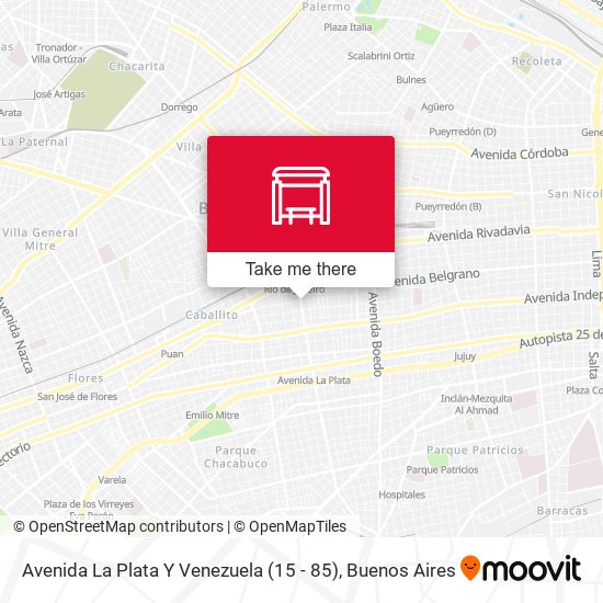 Avenida La Plata Y Venezuela (15 - 85) map