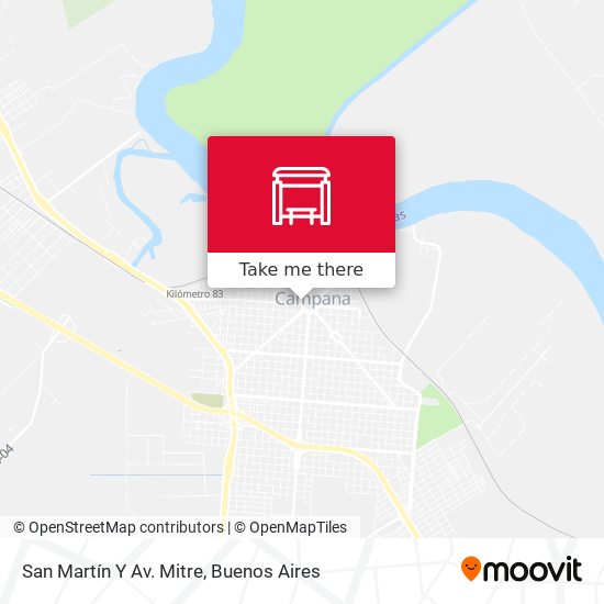 San Martín Y Av. Mitre map